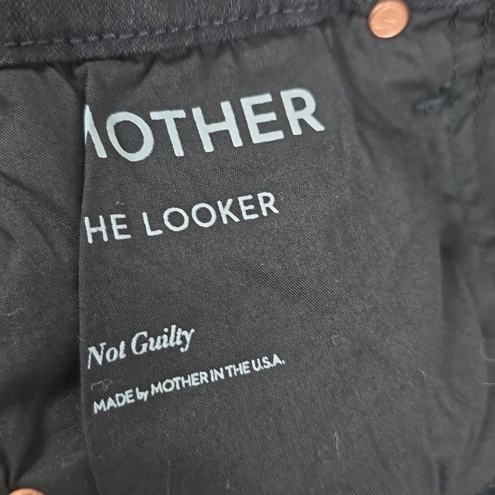 MOTHER Looker NOT GUILTY Black Jeans - Picture 12 of 16
